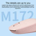 Mouse senza fili Logitech M172 1000 DPI 2,4 GHz, M172