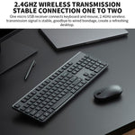 Set tastiera e mouse wireless originale Xiaomi da 2,4 GHz per laptop desktop, Gen2