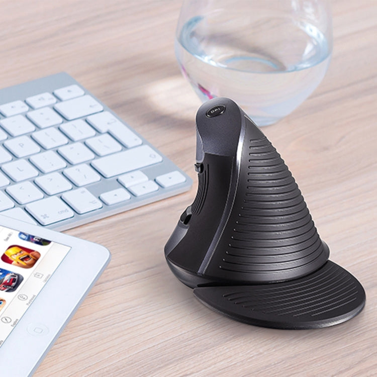 Mouse verticale ergonomico wireless DELUX M618GX Mouse ottico 1600 DPI, M618GX