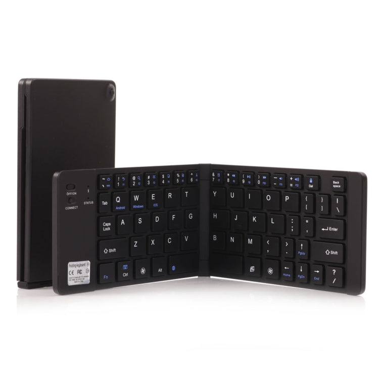 GK228 Tastiera Bluetooth V3.0 pieghevole ultrasottile, supporto integrato, supporto sistema Android / iOS / Windows, GK228 (Black), GK228 (Gold)