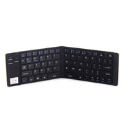 GK228 Tastiera Bluetooth V3.0 pieghevole ultrasottile, supporto integrato, supporto sistema Android / iOS / Windows, GK228 (Black), GK228 (Gold)