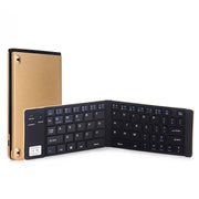 GK228 Tastiera Bluetooth V3.0 pieghevole ultrasottile, supporto integrato, supporto sistema Android / iOS / Windows, GK228 (Black), GK228 (Gold)