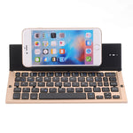 GK608 Tastiera Bluetooth V3.0 pieghevole ultrasottile, supporto integrato, supporto sistema Android / iOS / Windows, GK608 (Black), GK608 (Grey), GK608 (Gold)