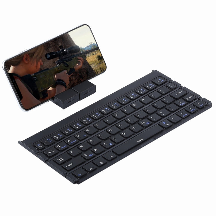 GK808 Tastiera Bluetooth V3.0 pieghevole ultrasottile, supporto integrato, supporto sistema Android / iOS / Windows, GK808 (Black), GK808 (Rose Gold)