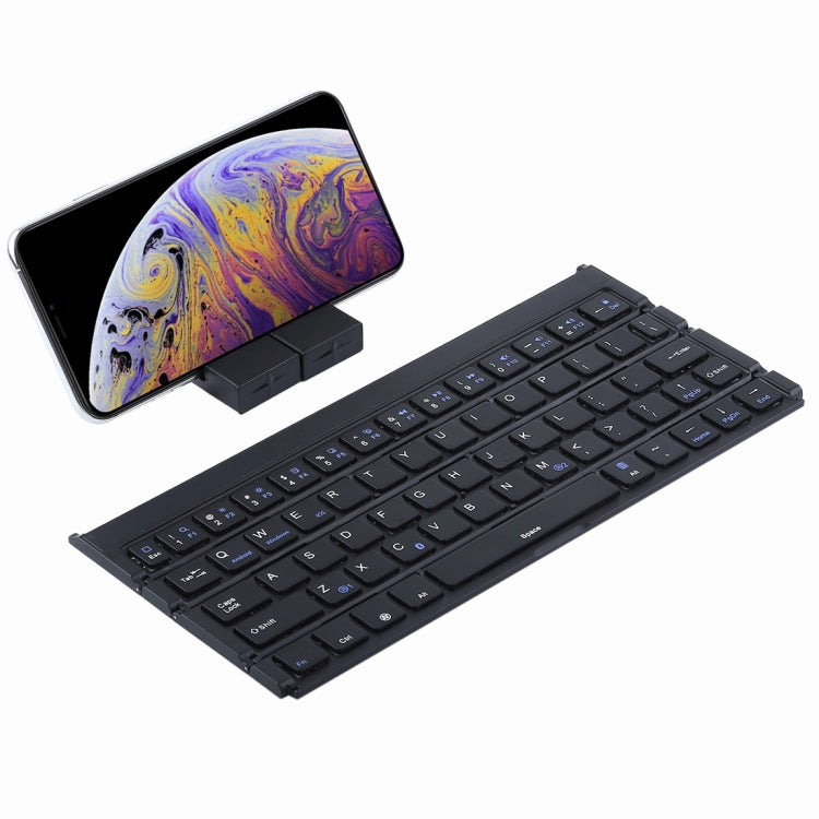 GK808 Tastiera Bluetooth V3.0 pieghevole ultrasottile, supporto integrato, supporto sistema Android / iOS / Windows, GK808 (Black), GK808 (Rose Gold)