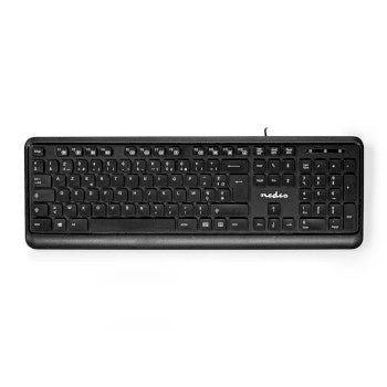 Wired Keyboard | USB-A | Multimedia | AZERTY | FR Layout | Numeric keypad