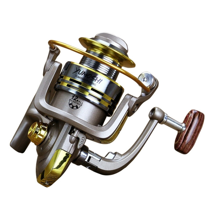 YUMOSHI Cuscinetti a sfera completamente in metallo Maniglia a bilanciere Sedile ruota Mulinello da pesca, GS1000, GS2000, GS3000, GS4000, GS5000, GS6000, GS7000