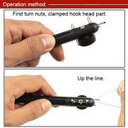 Legatore per lenza da pesca Dispositivo per legare il gancio da pesca Strumento per legare i nodi manuale, Fishing Hook Tie Device