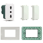 Kit 5 pezzi compatibile Vimar Plana bianco KITVIMAR200 0793541332197  8053323556527  6000B  618B