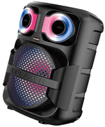 Cassa acustica ricaricabile 8" 10W luci LED Bluetooth/FM/USB KK-8101