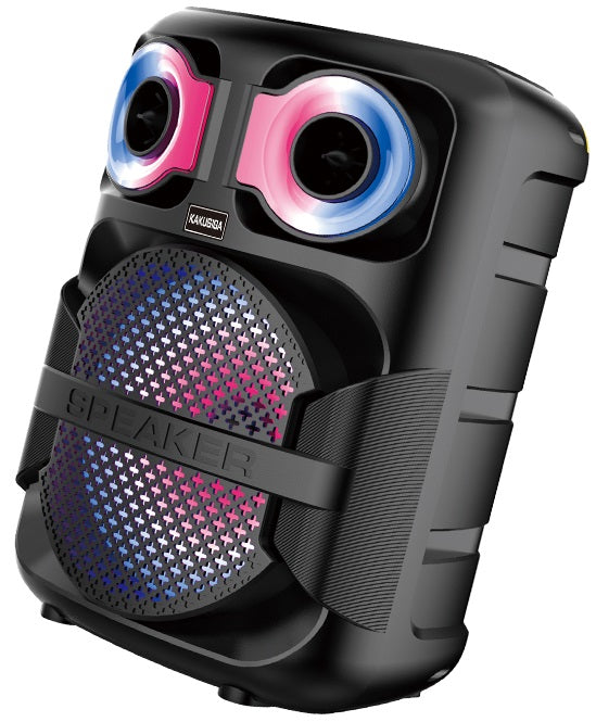 Cassa acustica ricaricabile 8" 10W luci LED Bluetooth/FM/USB KK-8101