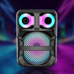 Cassa acustica ricaricabile 8" 10W luci LED Bluetooth/FM/USB KK-8101