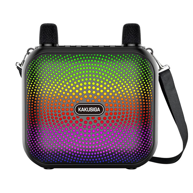 Cassa acustica ricaricabile Bluetooth/USB/Scheda SD/Radio FM con 2 microfoni KK-8103