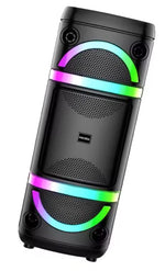 Cassa acustica ricaricabile 2x8" 40W luci LED Bluetooth/FM/USB KK-8207 KK-8207