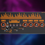 Cassa acustica portatile con tracolla 3x8" 40W Luce LED Bluetooth/Radio/USB KK-8301