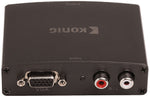 Convertitore video VGA Femmina+2 RCA Femmina - Uscita HDMI Konig 5412810240869 KNVCO3410 WB1395