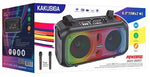 Cassa acustica portatile con tracolla 2x6.5" 30W Luce LED Bluetooth/Radio/USB KSC-1001