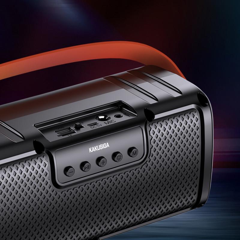 Cassa acustica ricaricabile luce LED Bluetooth/SD/USB/AUX 3" 10W KSC-1002