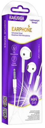 Cuffie auricolari con microfono bianche KSC-1301 6921042141596 F4040