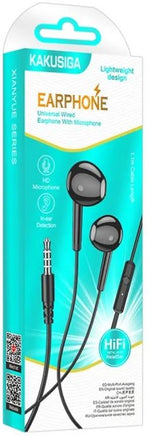 Cuffie auricolari con microfono nere KSC-1301 6921042141602 F4035