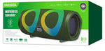 Altoparlante Bluetooth 10W con radio FM verde KSC-615 6921042121772 F2860