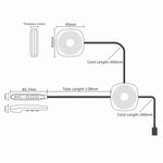 Auricolare Bluetooth V5.0 per casco moto con microfono