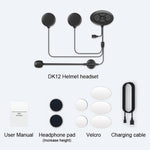 Auricolare Bluetooth Dier DK12 per casco moto 800m