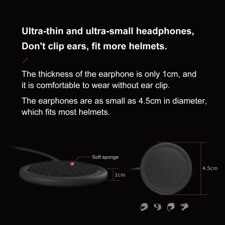 Auricolare Bluetooth DK11 per casco moto impermeabile