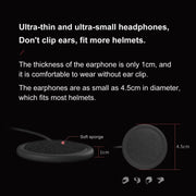 Dier DK11 800m Casco Auricolare Bluetooth senza fili 5.0 Auricolare con doppia chiamata per moto impermeabile, DK11