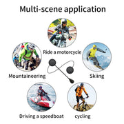 Auricolare Bluetooth V5.0 per casco moto T6, T6