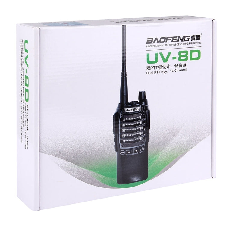 BAOFENG UV-8D Trasmettitore FM walkie-talkie professionale dual band con doppia chiave PTT, UV-8D