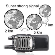 BAOFENG UV-8D Trasmettitore FM walkie-talkie professionale dual band con doppia chiave PTT, UV-8D