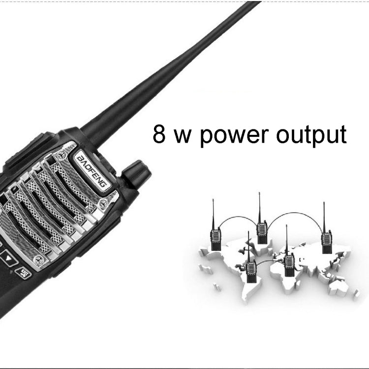 BAOFENG UV-8D Trasmettitore FM walkie-talkie professionale dual band con doppia chiave PTT, UV-8D