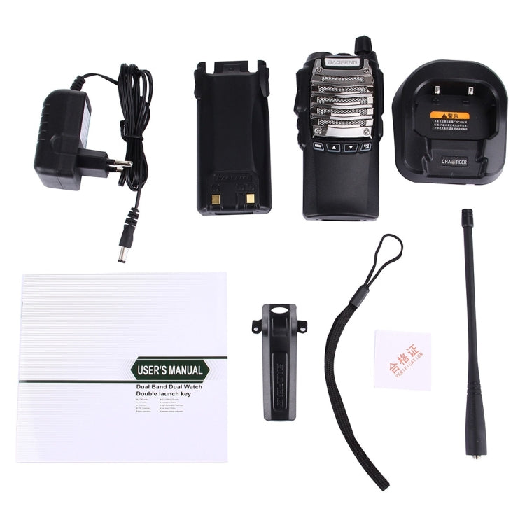 BAOFENG UV-8D Professional Dual Band Walkie Talkie FM Transmitter with Dual PTT Key, UV-8D