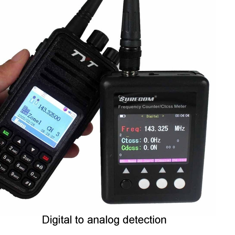 SF401 Plus Portable Handheld Frequency Counter for Walkie Talkie, Frequency: 27MHz-3000MHz