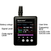 Contatore di frequenza portatile portatile SF401 Plus per walkie-talkie, frequenza: 27 MHz-3000 MHz