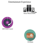 Interfono Bluetooth Moto WT002 1000m IPX5 Full Duplex