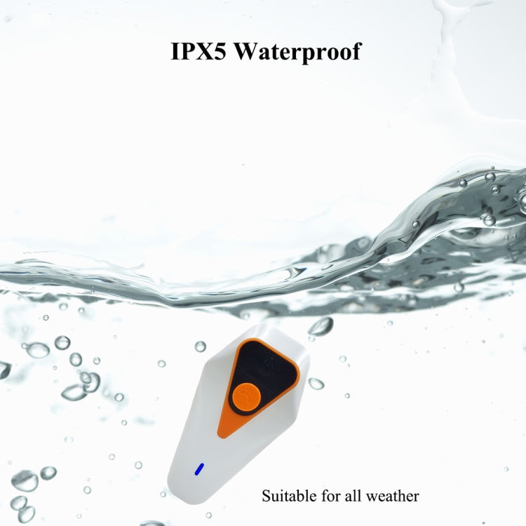 WT002 1000m IPX5 Waterproof Motorcycle 2 Users Full Duplex Bluetooth Intercom Multi-Intercom Headset, Support Receive Calls, Listen to Music and Noise Reduction, WT002