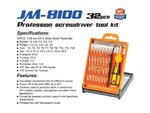 Set cacciavite pinzetta e punte torx 32 in 1 6949639102485 JM-8100 L998