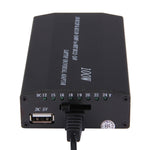 Caricabatterie universale per laptop e notebook da 100 W con caricatore per auto e adattatore di alimentazione CA e 8 adattatori di alimentazione e 1 porta USB per Samsung, Sony, Asus, Acer, IBM, HP, DELL, presa americana, US Plug