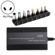 Caricabatterie universale per laptop e notebook da 100 W con caricatore per auto e adattatore di alimentazione CA e 8 adattatori di alimentazione e 1 porta USB per Samsung, Sony, Asus, Acer, IBM, HP, DELL, presa UK, AU Plug, EU Plug, UK Plug