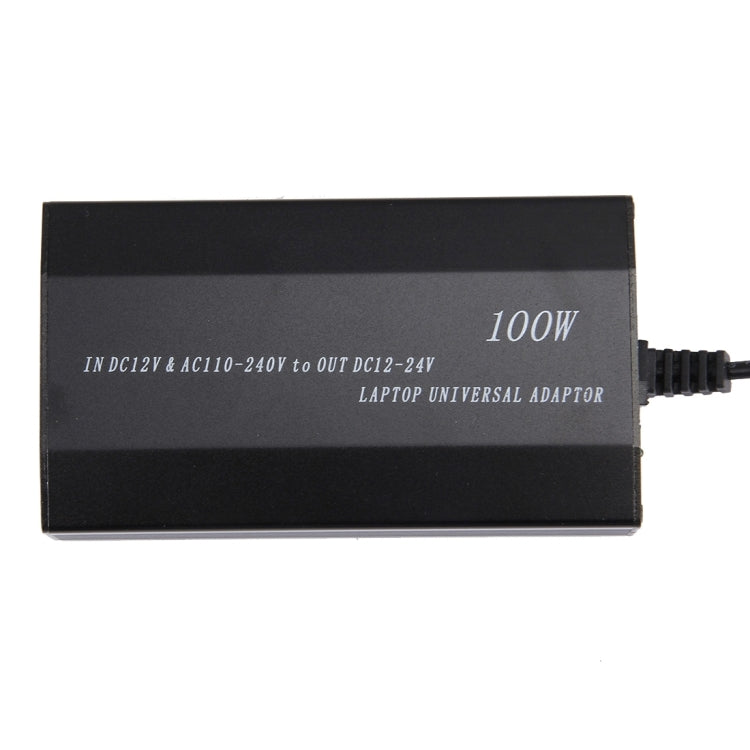 Caricabatterie universale per laptop e notebook da 100 W con caricatore per auto e adattatore di alimentazione CA e 8 adattatori di alimentazione e 1 porta USB per Samsung, Sony, Asus, Acer, IBM, HP, DELL, presa UK, AU Plug, EU Plug, UK Plug