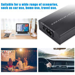 Caricabatterie universale per laptop e notebook da 100 W con caricatore per auto e adattatore di alimentazione CA e 8 adattatori di alimentazione e 1 porta USB per Samsung, Sony, Asus, Acer, IBM, HP, DELL, presa UK, AU Plug, EU Plug, UK Plug