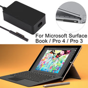 Caricabatterie adattatore CA originale 15V 4A per Microsoft Surface Book / Pro 4 / Pro 3, 65W 4A