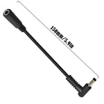 Cavo di prolunga di alimentazione CC da 15 cm, adattatore maschio-femmina a gomito da 4,5 x 3,0 mm per HP, 4.5 x 3.0mm