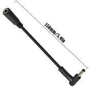Cavo di prolunga di alimentazione CC da 15 cm, adattatore maschio-femmina a gomito da 4,5 x 3,0 mm per HP, 4.5 x 3.0mm