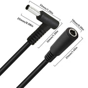 Cavo di prolunga di alimentazione CC da 15 cm, adattatore maschio-femmina a gomito da 4,5 x 3,0 mm per HP, 4.5 x 3.0mm