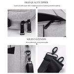 Borsa per laptop espandibile portatile resistente all'usura impermeabile in tessuto Oxford DJ06 per laptop da 13,3 pollici, con tracolla staccabile, 13.3 inch