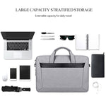 Borsa per laptop espandibile portatile resistente all'usura impermeabile in tessuto Oxford DJ06 per laptop da 13,3 pollici, con tracolla staccabile, 13.3 inch