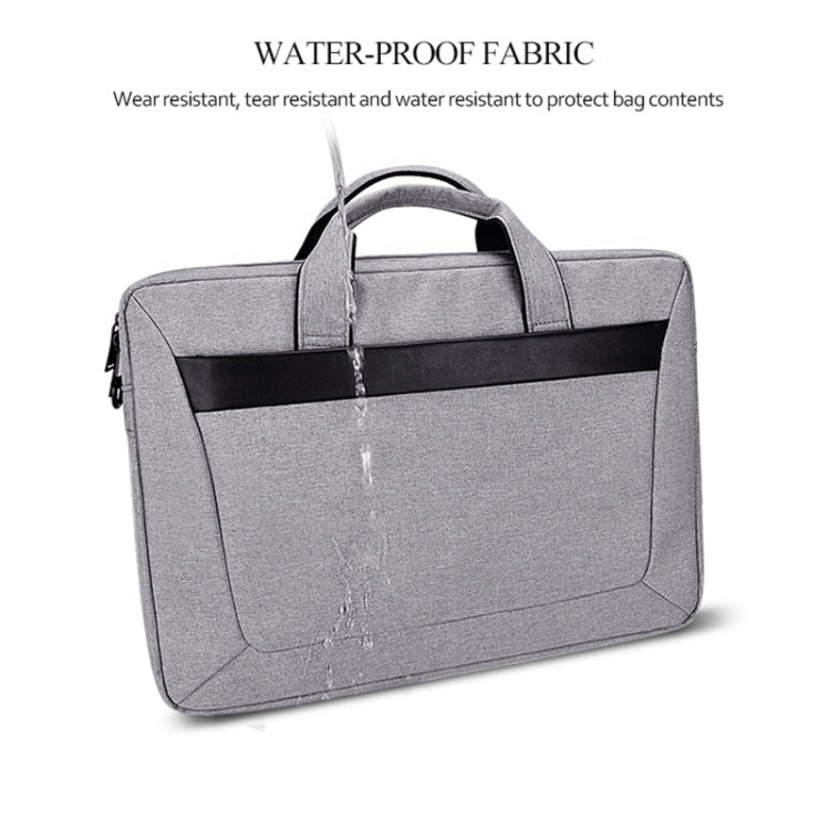 Borsa per laptop espandibile portatile resistente all'usura impermeabile in tessuto Oxford DJ06 per laptop da 14,1 pollici, con tracolla staccabile, 14.1 inch